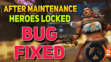 OVERWATCH 2 LOCKED HEROES | OVERWATCH 2 LOCKED HEROES BUG | LOCKED HEROES AFTER MAINTENANCE