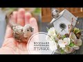 Making a bird / Spring composition / Делаем птичку / Весенняя композиция / DIY TSVORIC