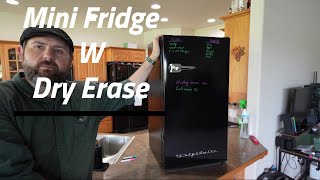 Frigidaire 3.2 cubic ft mini fridge with dry erase finish