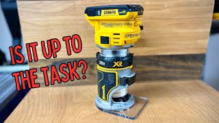 Dewalt 20V Max XR Router (DCW600B) Review | Perfect for DIY'ers or the Serious Enthusiast