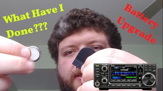 Icom 7300 Repair (Clock Battery Upgrade)