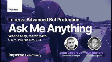 Advance Bot Protection - Ask Me Anything!