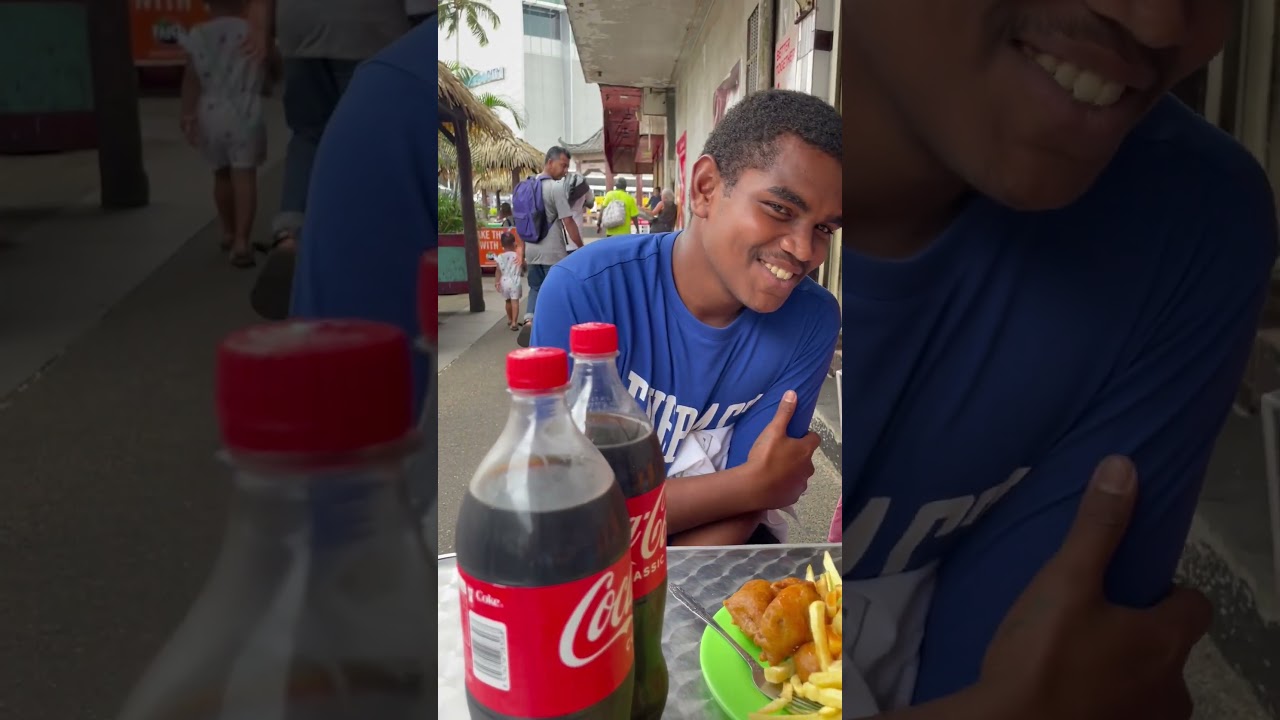 Watch #FishnChips with Nephew Steve!! #Suva #Fiji #2023 on YouTube Watch #FishnChips with Nephew Steve!! #Suva #Fiji #2023 on YouTube