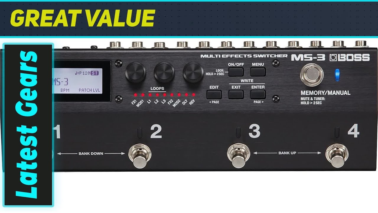 Boss MS-3: The Ultimate Compact Rig Solution - YouTube