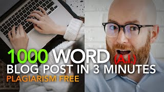 Information 1000 Word AI Generated Blog Post in 3 Minutes | Get Tons of Content For Your Blog FAST Guide