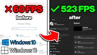 How To FULLY Optimize Your PC For GAMING FPS BOOST (Windows 10 &amp; Windows 11)