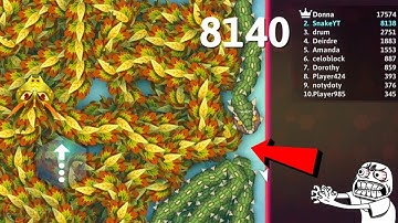 Snake. Io 🐍 TRAPPING TOP 1 BIGGEST SNAKE THE LOBBY! epic snakeio gameplay🐍