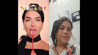 Makeup Challenge 😱😱 #viralshort #duet #ytshorts