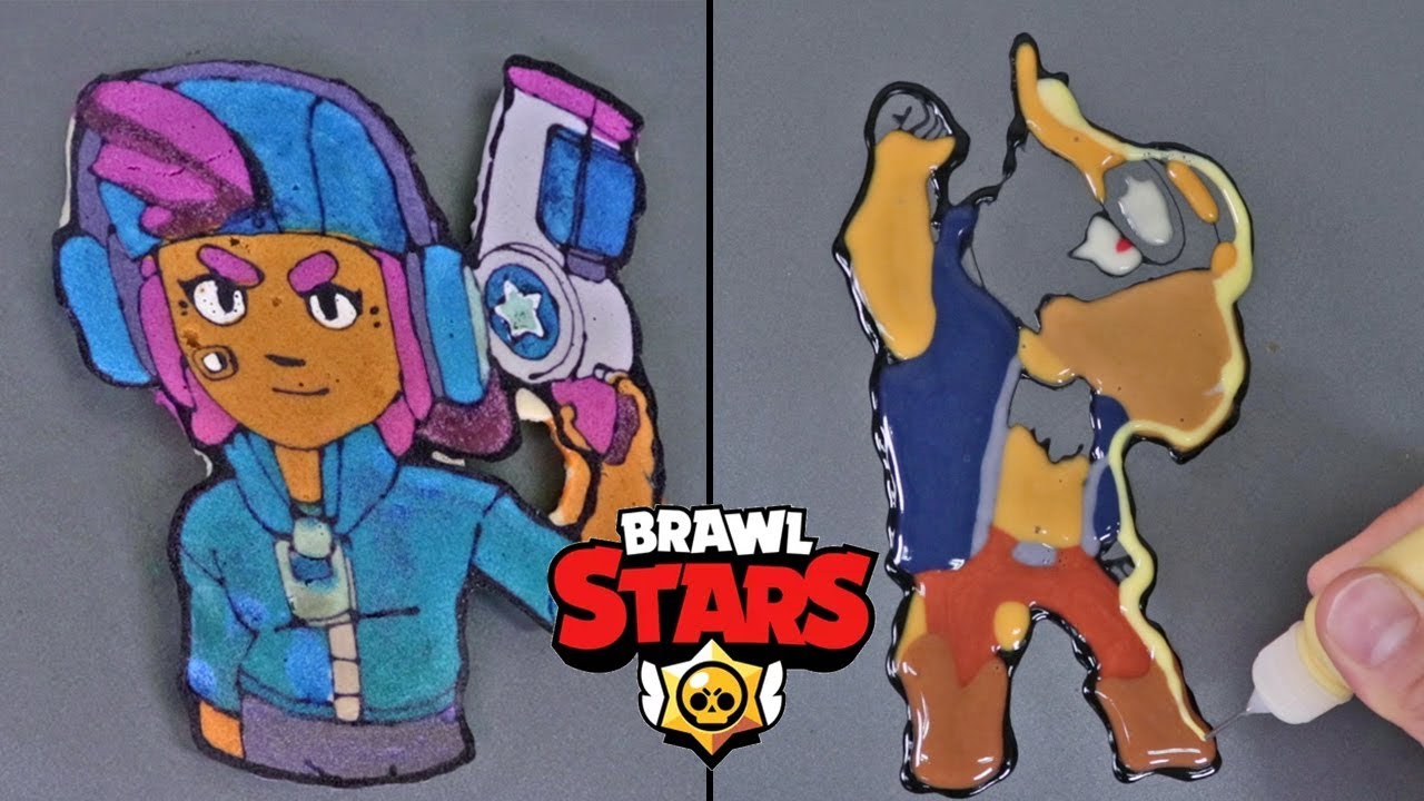 Brawl Stars Pancake art - Phoenix Crow Toxic Assassin, Star Shelly Fighter