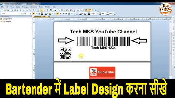 How To Design Labels In Bartender Labeling Software | Bartender Software Me Design Kaise Banaye