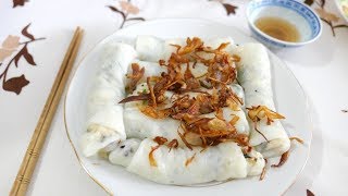 RECETTE DE MA MAMAN #49 Bánh Cuốn : crêpes vietnamiennes, galettes de riz enroulées végétaliennes