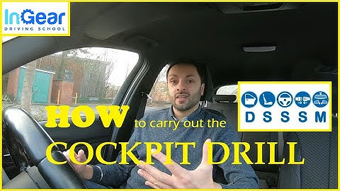 How To Do The Cockpit Drill DSSSM First Driving Lesson #CockpitDrill #FirstLesson #DrivingTutorial