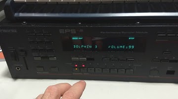 Ensoniq EPS-m demo working disk drive