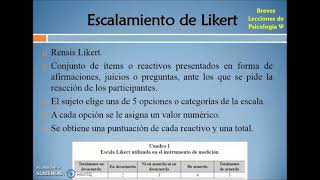 Psicometría: Escala Likert - Parte 1