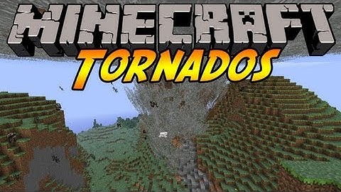 Minecraft Tornadoes Mod 1.6.2 | FLYING BLOCKS!