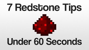 7 Redstone Tips In Under 60 Seconds