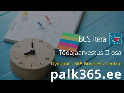 Tööajaarvestus II osa