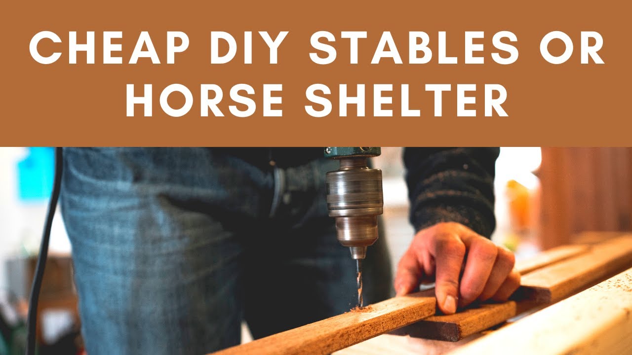 Cheap DIY Stables or Horse Shelter
