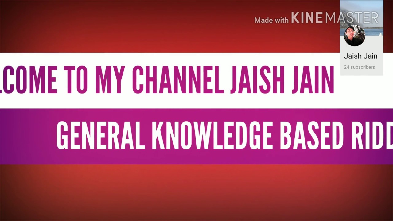 BASSIC RIDDLES FROM JAISH JAIN - YouTube