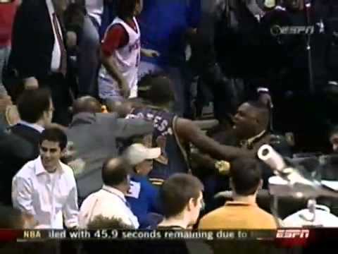 Ron Artest-Ben Wallace Fight in 2004 (Full Original Video!)