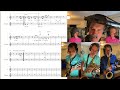 Zombie Fela Kuti Sheet Music Tutorial for Saxophone and Full Afrobeat Band