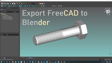 How to Export High Quality STL or OBJ Model from FreeCAD to Blender or 3D Print