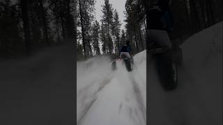This was a fun one in the snow ❄ #dronevideoproduction #fpvdronecinematic #driftingvideo #droneshot