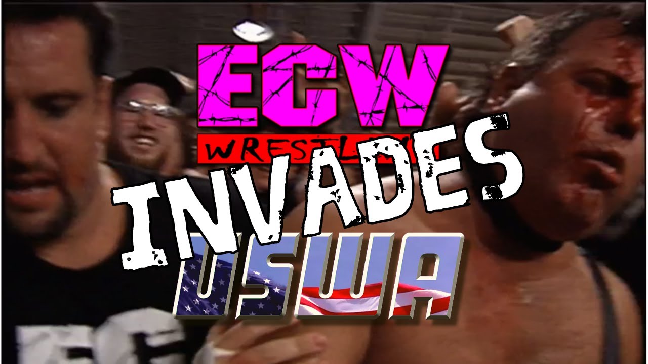 ⁣ECW WRESTLING INVADES USWA