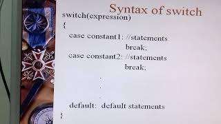 Control Flow Statements in 'C'