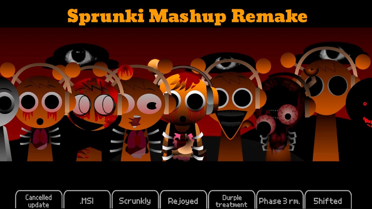 Sprunke Mashup (remake) Characters