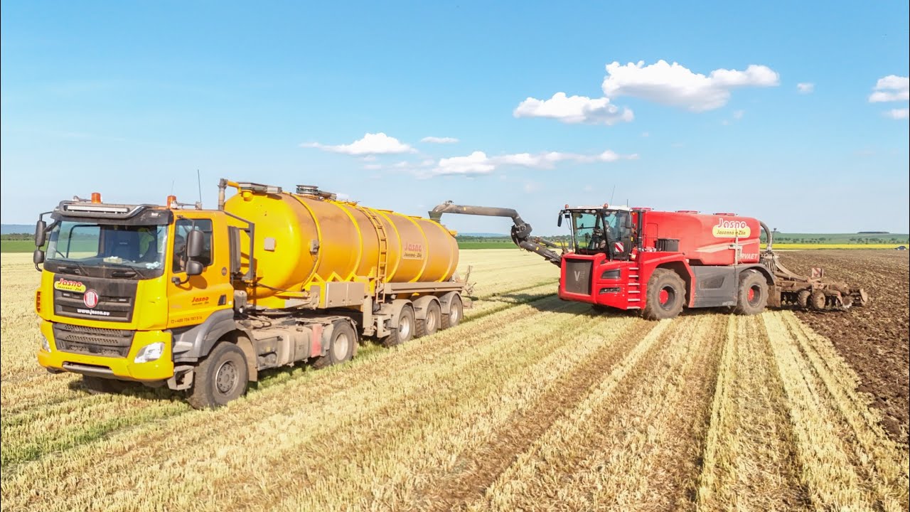 Nový Vervaet Quad 550 |Aplikace Digestátu 2025 | 2x Tatra Phoenix 6x6 Euro 6 | Jasno Jasenná