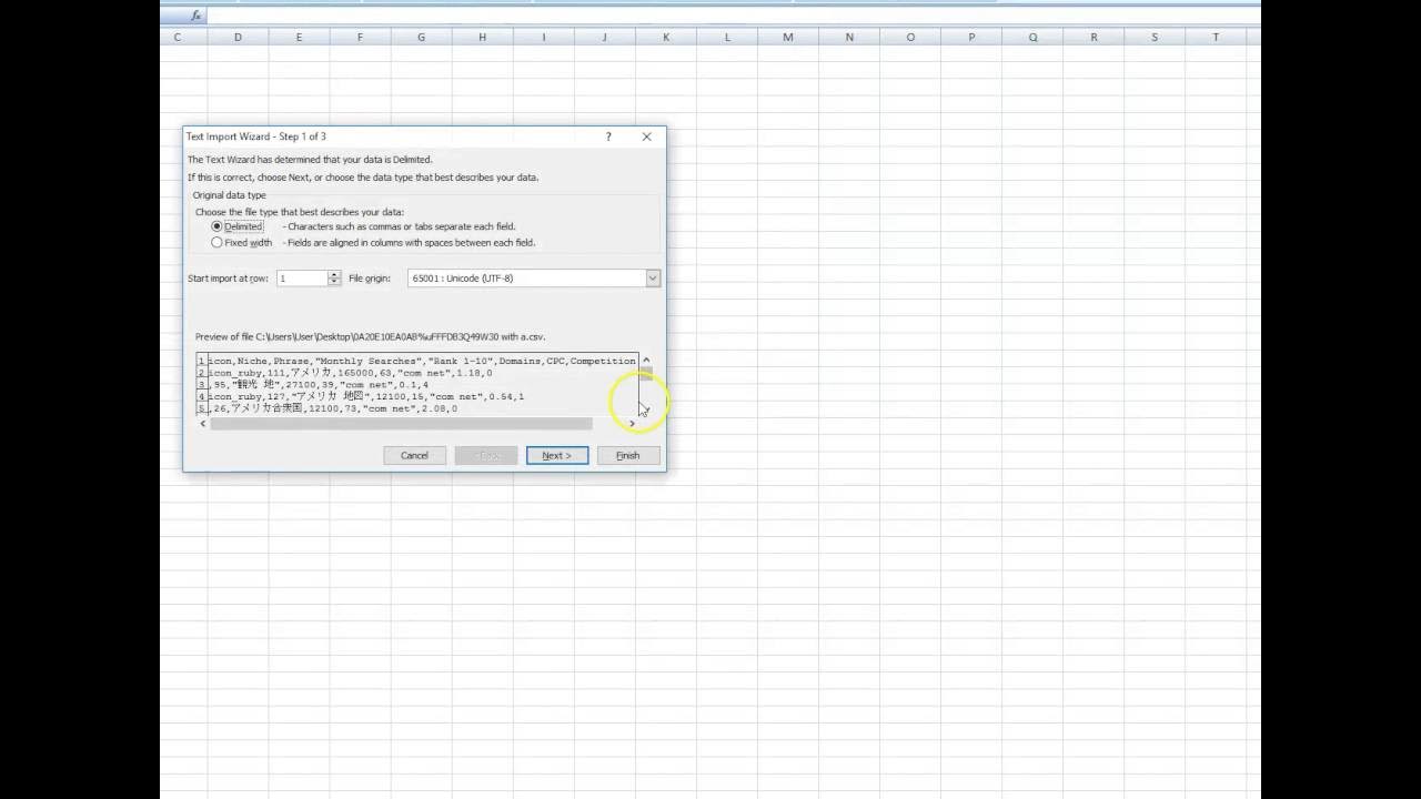 How to display accents and special characters correctly in Excel YouTube