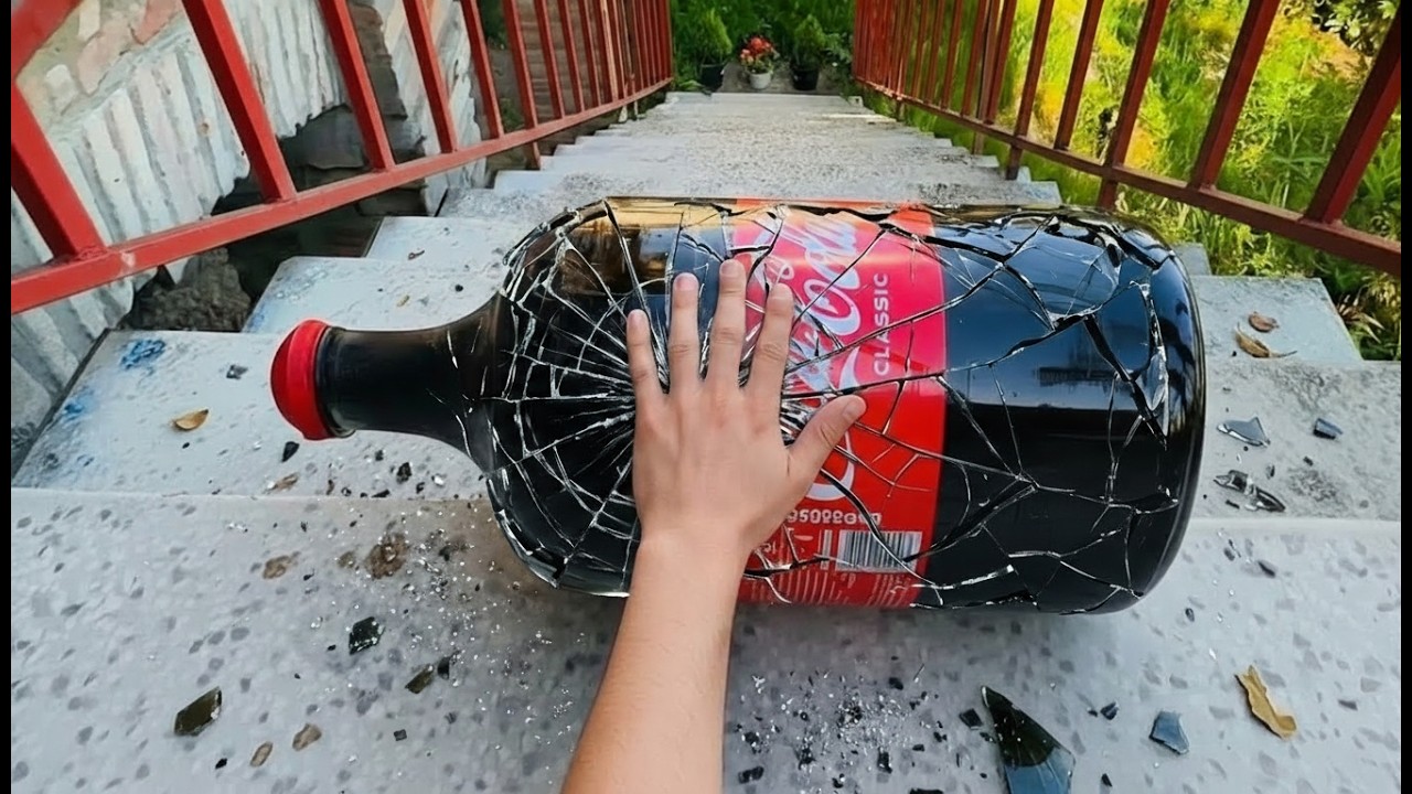 “ASMR Crushing & Breaking Glass Bottles 🔥 Oddly Satisfying Crunchy Sounds 😱| Ultimate Bottle Smash!”