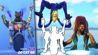 Kit Built-In Emote Go Cat Go With All Battle P Skins