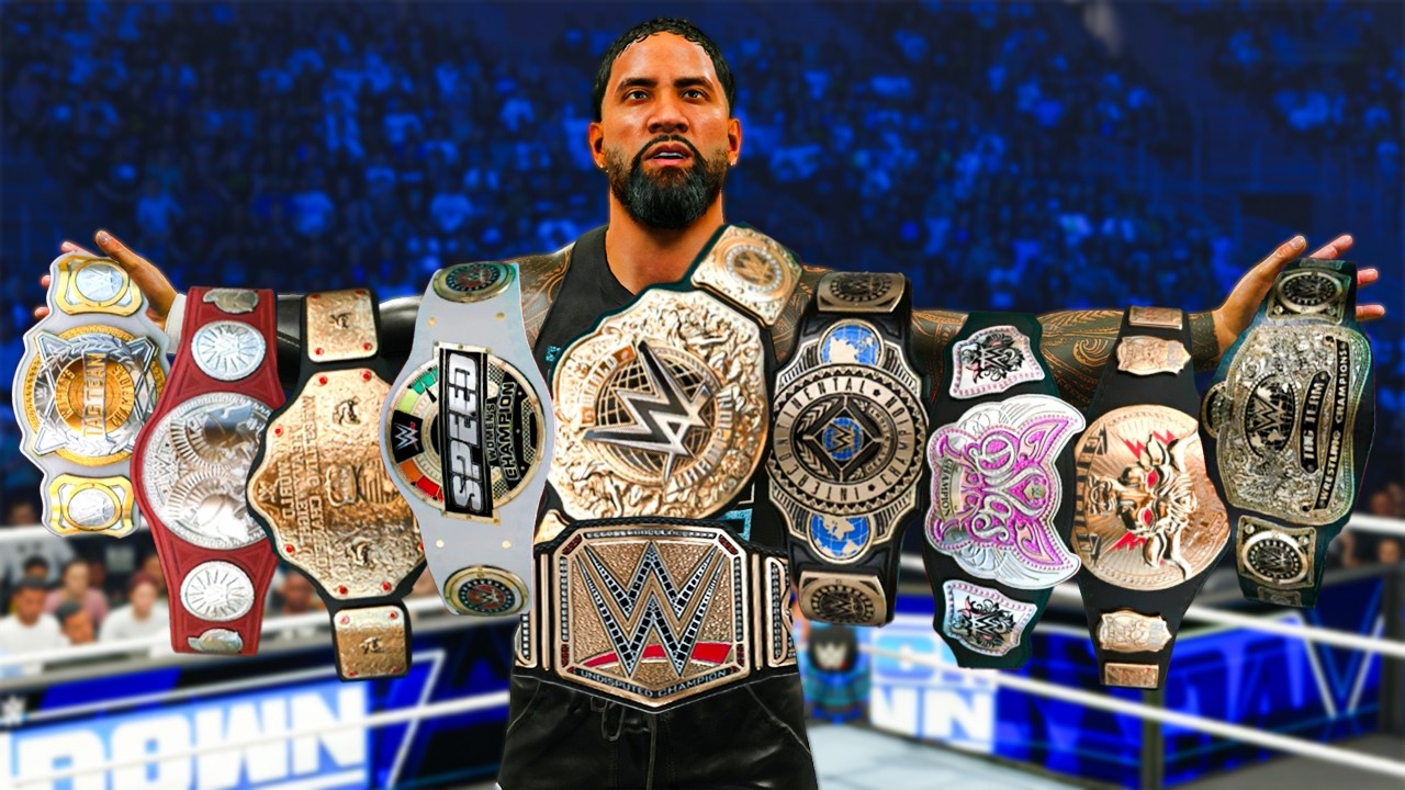 Every Belt Jey Uso Gets Is +100 Upgrade