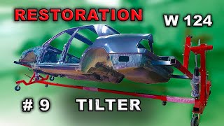 картинка: Реставрация Mercedes-Benz 124 седан (часть 9) Кантователь кузова