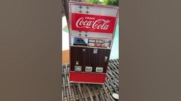 You should really go thrift shopping lol #coke #mini #miniature #vendingmachine