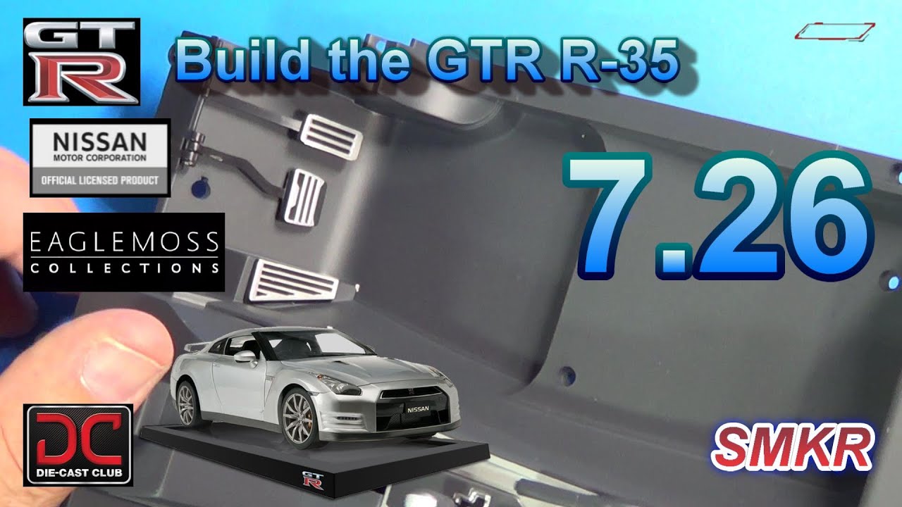 Build the Nissan GT-R R35 Issue 7 Stage 26 - Foot Pedals - YouTube