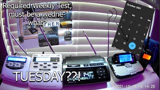 10/19/21 | Required Weekly Test, on Tuesday? (RARE) | EAS #30