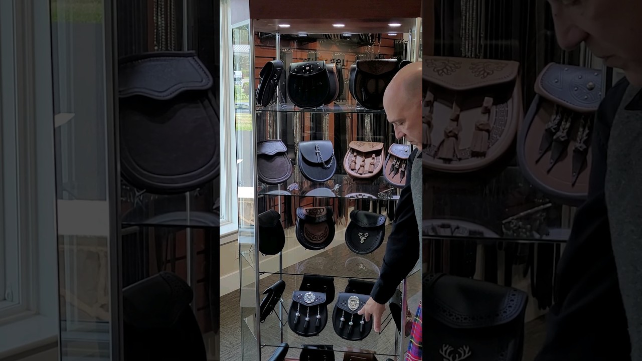 Sporrans come in a bunch of different types! Eric is here to help break it down. 