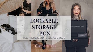 Discreet Sex Toy Storage Box With Lock - Code Key  OpenMityRomance
