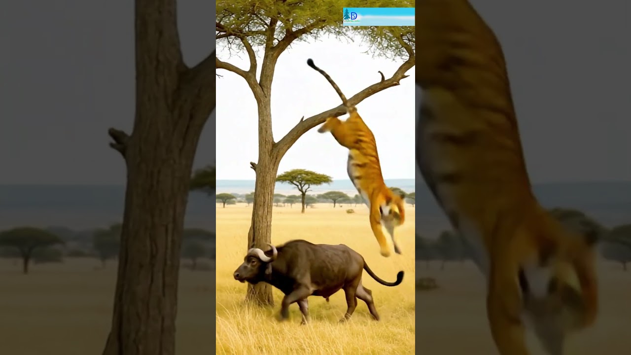 Dangerous Tiger vs Buffalo Fight  Wild Animals Attack 