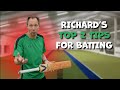 Richards top 2 tips for batting  serious cricket