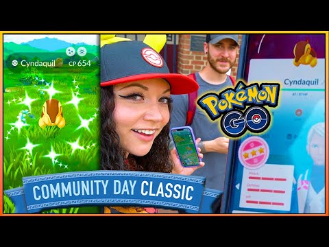 HE CAUGHT THE SHUNDO! CYNDAQUIL COMMUNITY DAY CLASSIC POKÉMON GO!