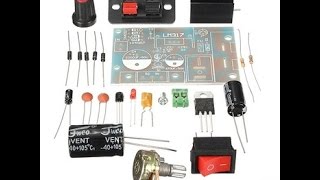 Посылки из Китая Радио Конструктор(Kit ) Лабораторный блок Питания На Lm317. Сделай Сам