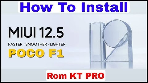 Download & Install MIUI 12.5 For POCO F1 | Always On Display | Android 10 Gestures | Super Wallpaper