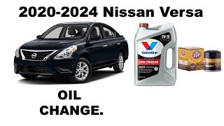 2020 - 2024 Nissan versa oil change