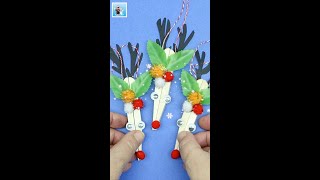 Create Stunning 🎄 Christmas Tree Decorations Using Clothespins
