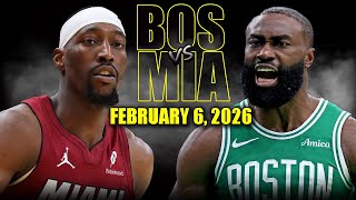Boston Celtics Vs Miami Heat Full Game Highlights February 6, 2026 Nba Season