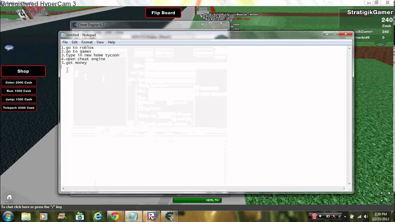 This Is How To Hack Money On New Home Tycoon On Roblox - 